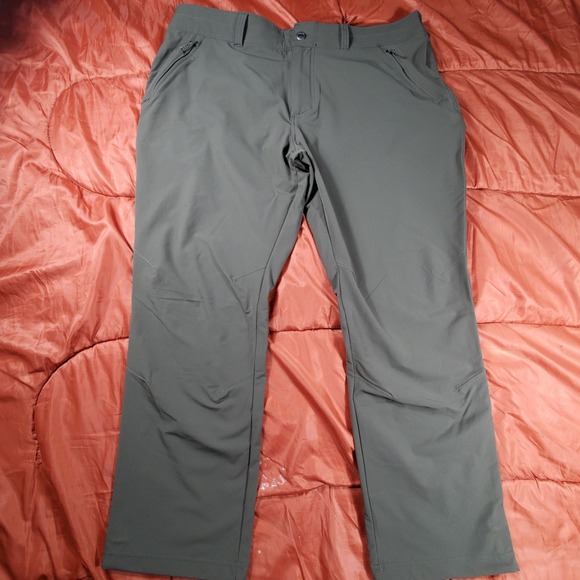 LOT OF 2 Kuhl Pants Transcendr Men's 42x30 Gray & Green Softshell Hiking - Picture 3 of 16